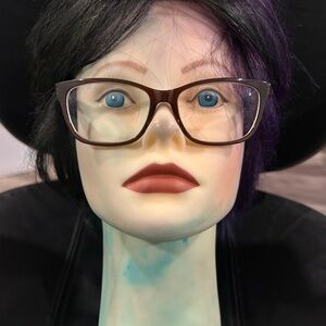 Vendela Stylish Brown Eyeglasses unisex. Frame only.